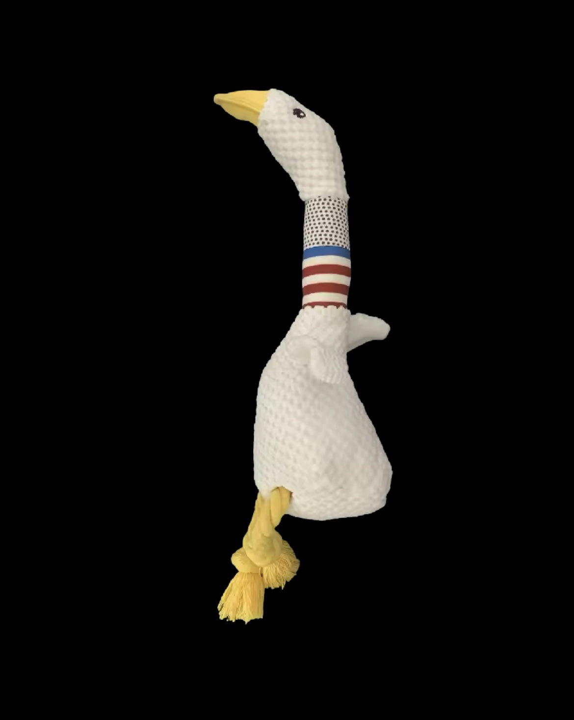 Interactive Long Necked Duck/White Goose Plush Toy for Dogs