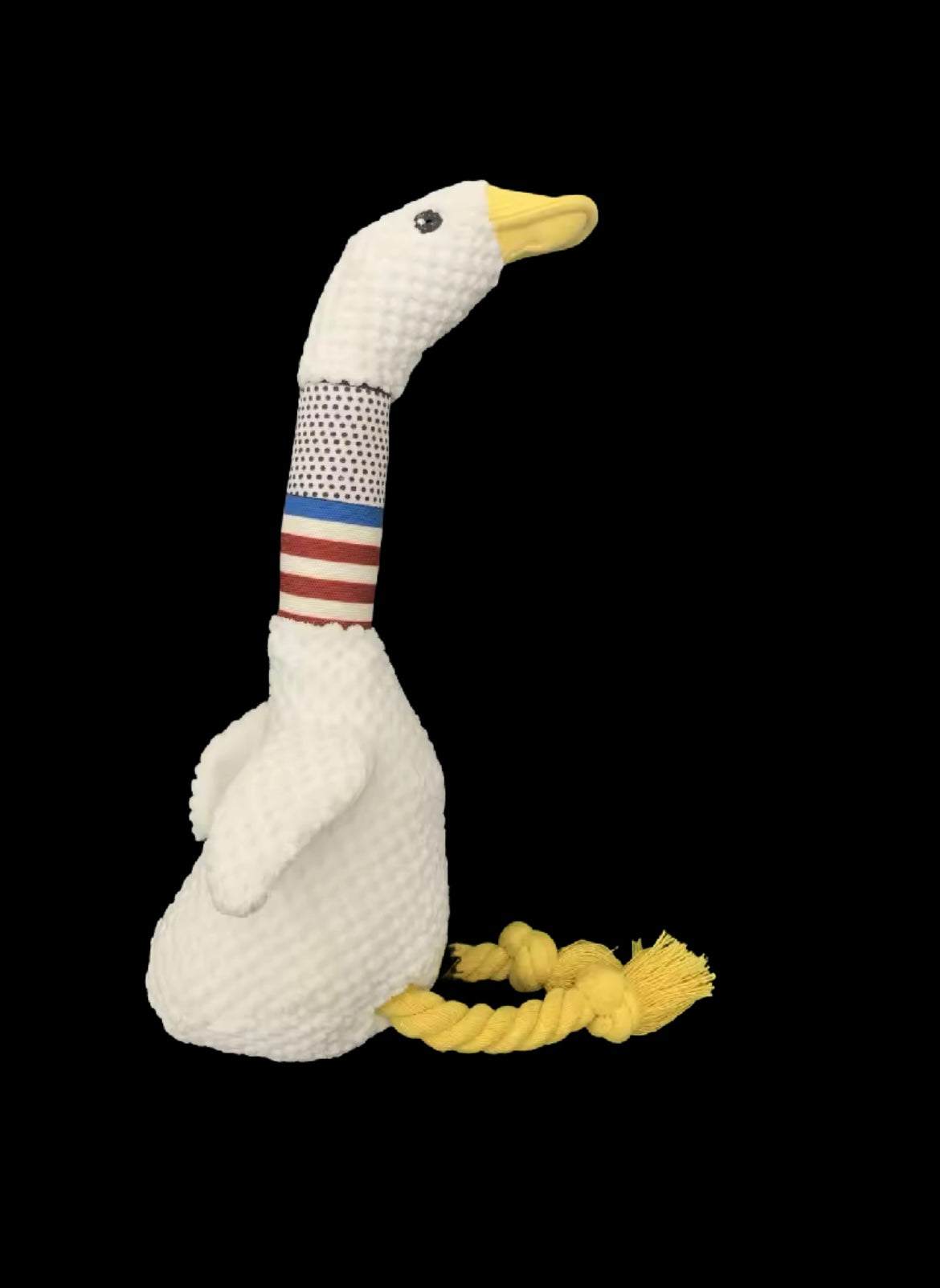 Interactive Long Necked Duck/White Goose Plush Toy for Dogs